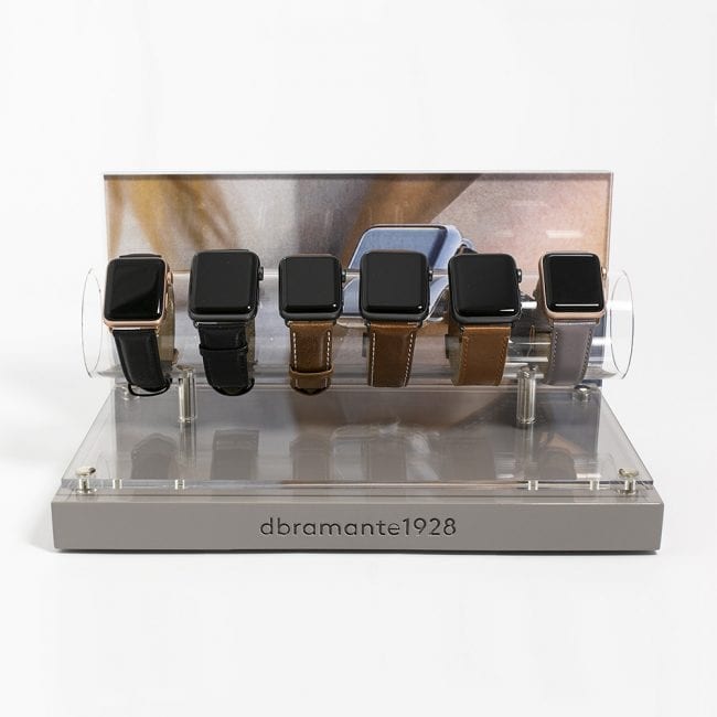 Display for Apple Watch leather straps